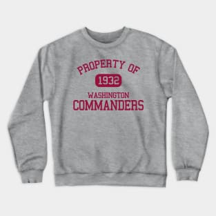 Property of Washington Commanders Crewneck Sweatshirt